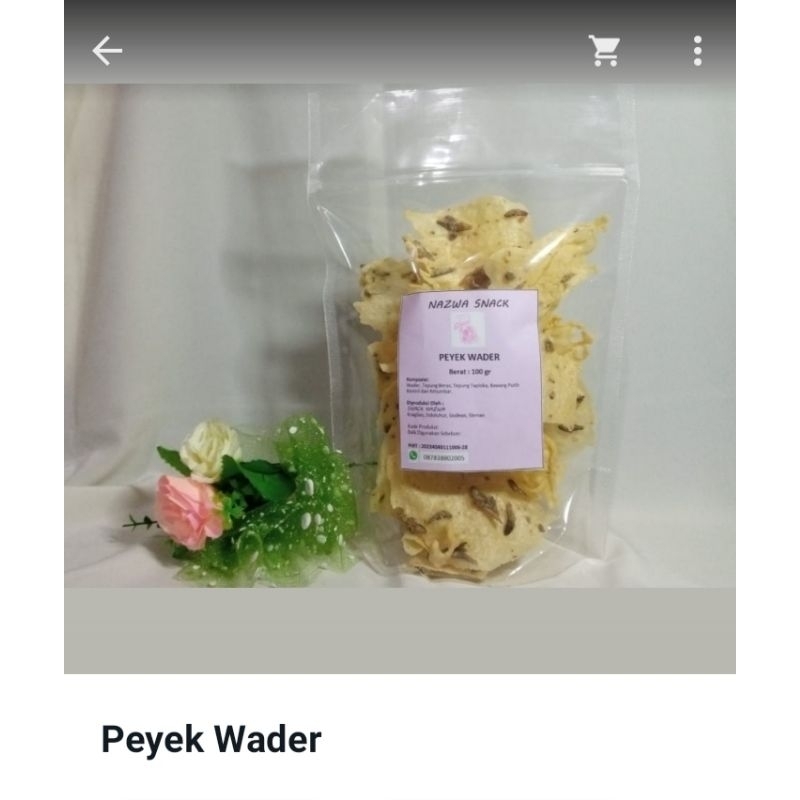 

peyek Wader/ peyek kacang tanah / peyek teri /peyek kacang ijo /snack / Donut /roti cake bolu