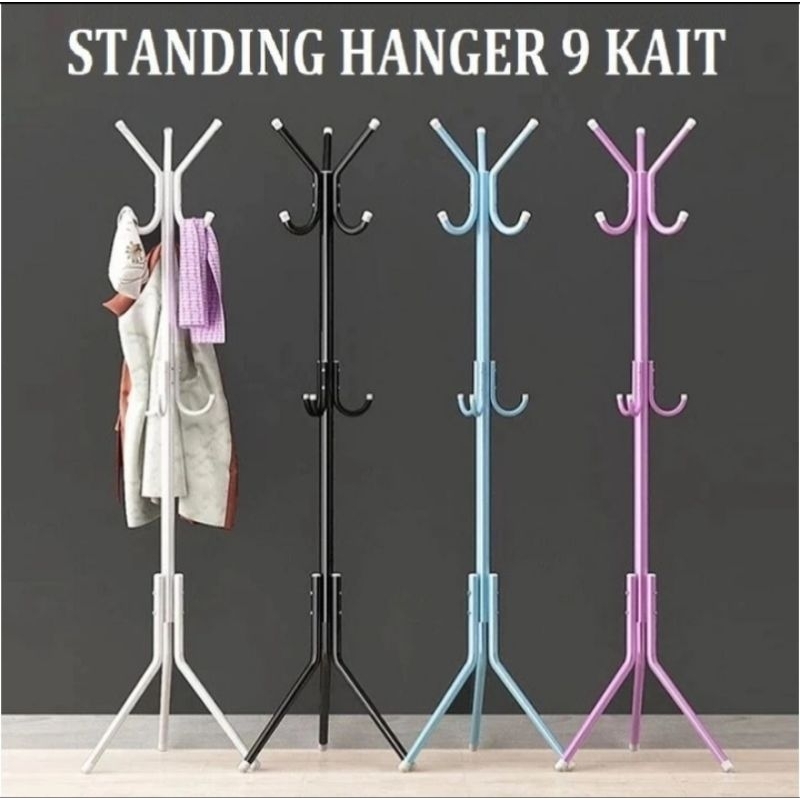 INSTANT  DENPASAR Stand hanger rak gantungan topi baju