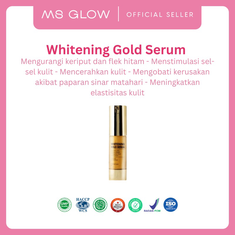 MSGLOW - Serum Gold Ms Glow / Gold Serum MS Glow / Serum Flek MS Glow / Serum Pencerah MS Glow
