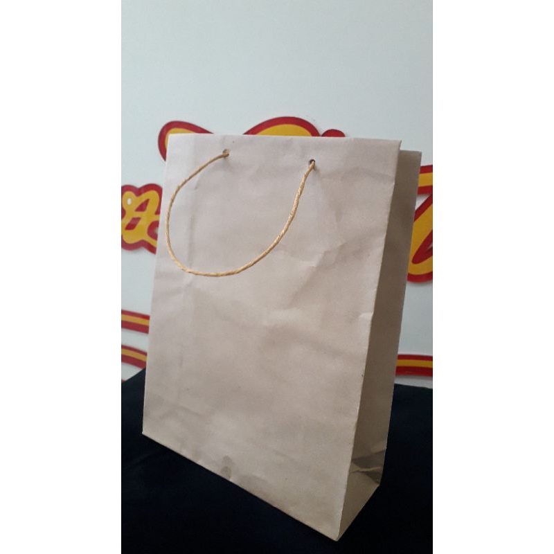

paperbag kertas coklat uk 21 × 8 t27