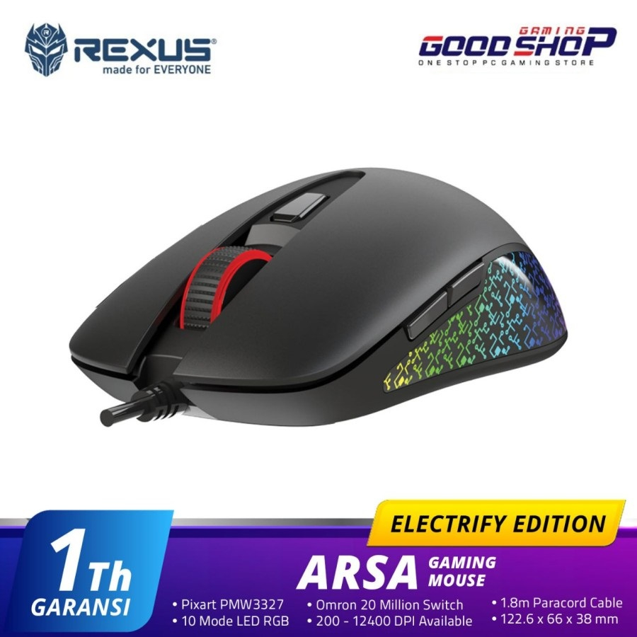 Rexus Arsa - Gaming Mouse