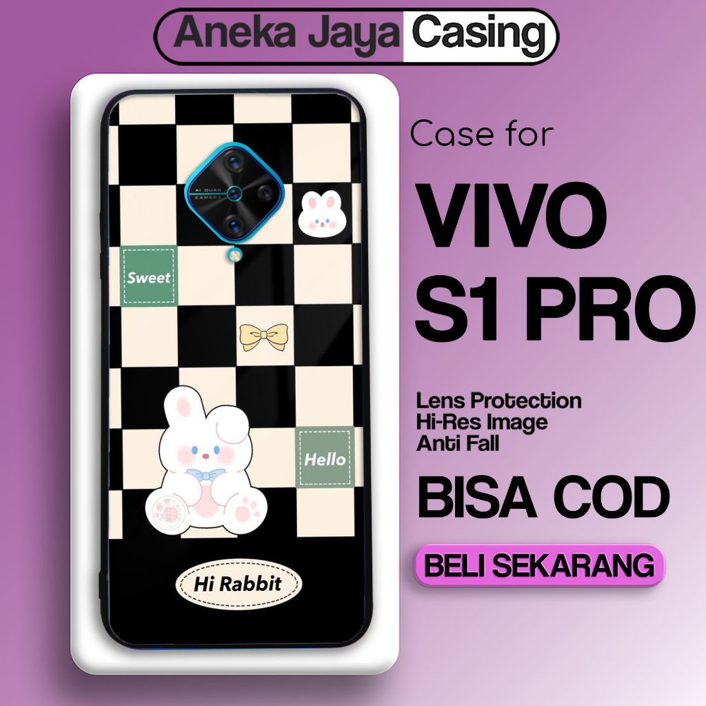Casing Vivo S1 Pro Kotak Keren Case Vivo S1 Pro Terbaru Cassing Hardcase Softcase Glossy 2d Terlaris