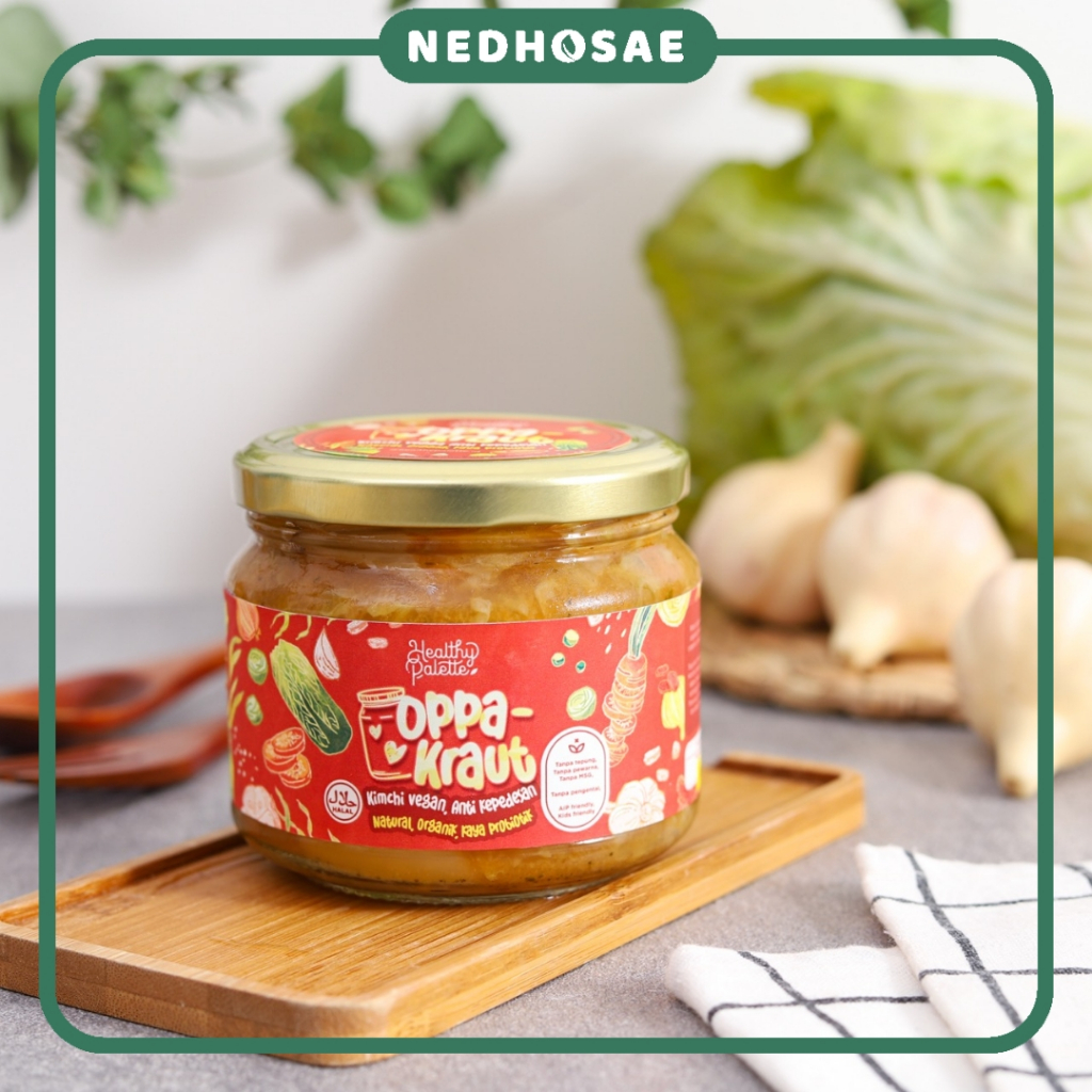 

KIMCHI VEGAN HALAL OPPA KRAUT (TIDAK PEDAS) BY HEALTHY PALETTE