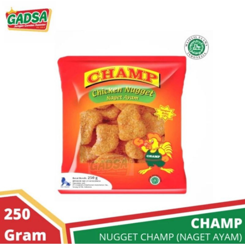 

Chicken Nugget Champ 250 gram Naget Ayam