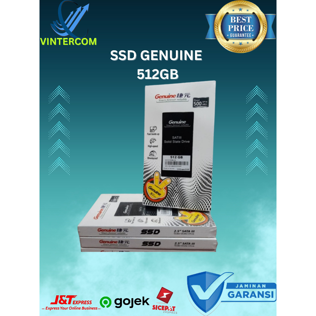 SSD GENUINE 512GB Sata III 2.5" - ssd genuine 512gb