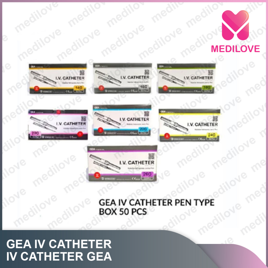 GEA IV CATHETER / IV CATHETER GEA / GEA IV / GEA - IV. Catheter Pen Type / Jarum Infus / Abbocath / 