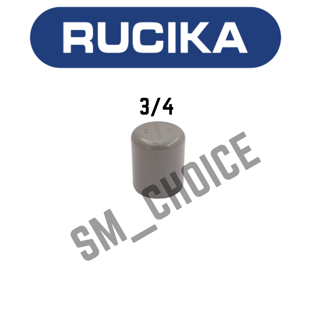 CAP PVC AW 3/4 INCH DOP PVC 3/4" AW RUCIKA PENUTUP PIPA 3/4 INCH AW