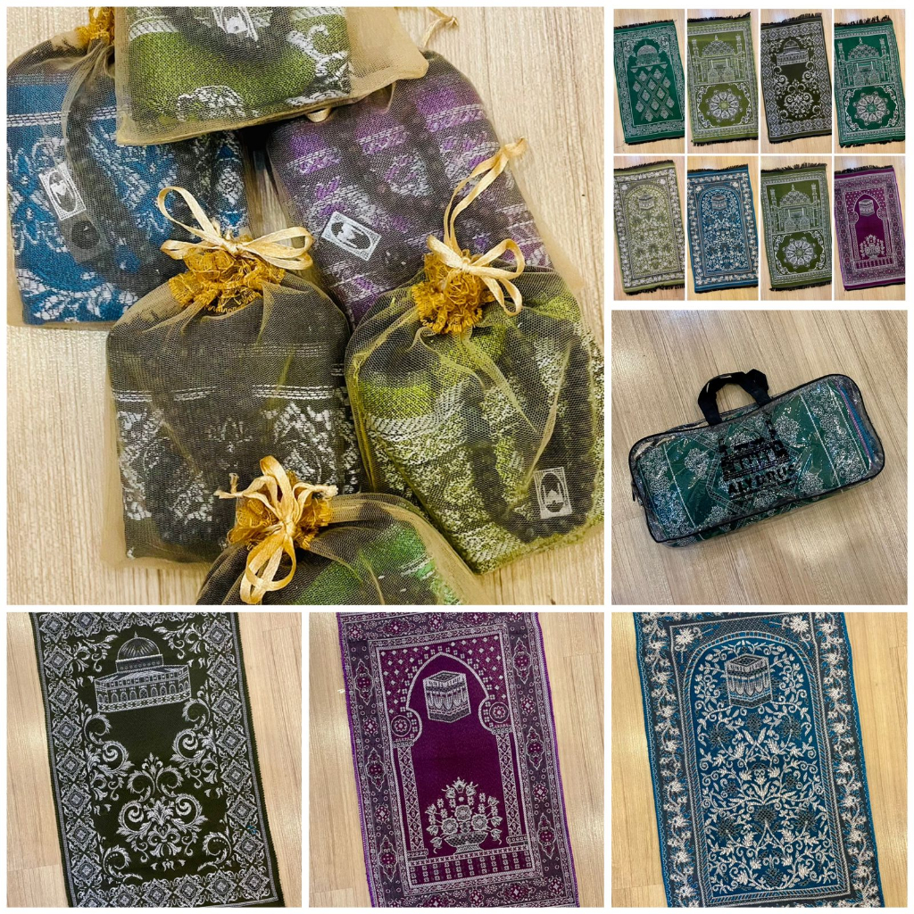 Paket Souvenir Tile Sajadah Alydrus mini / Sajadah Sujud + Tasbih