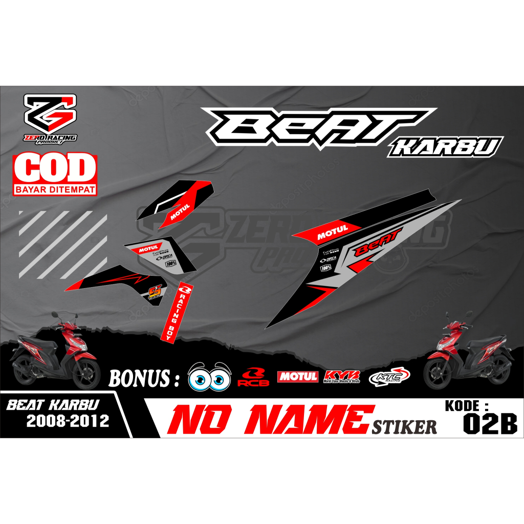 Striping beat karbu 2018 - 2012 simple road race keren
