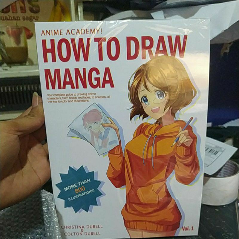 Buku Anime Academy How to Draw Manga