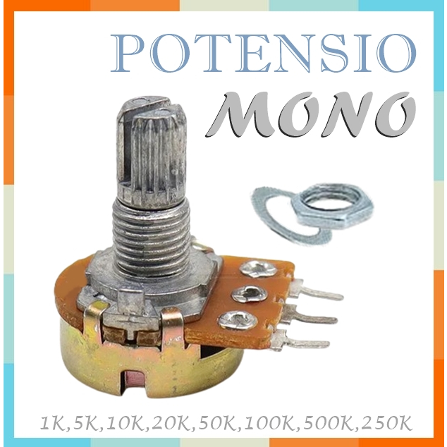 Potentiometer potensio mono kilo Mono potensio meter