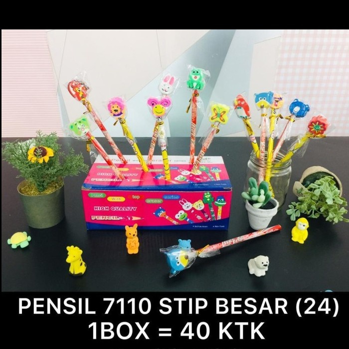 

Apik! PENSIL STIP KARAKTER LUCU PENSIL PENGHAPUS