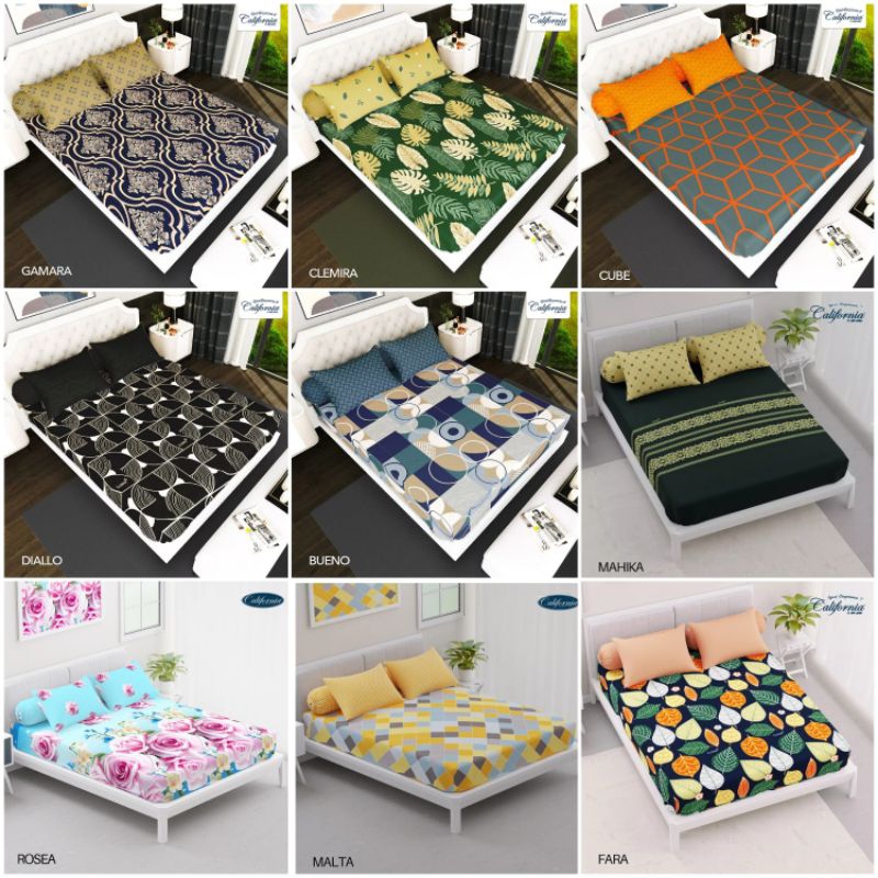 Sprei California BANTAL 4 ( 180x200 ) King Size