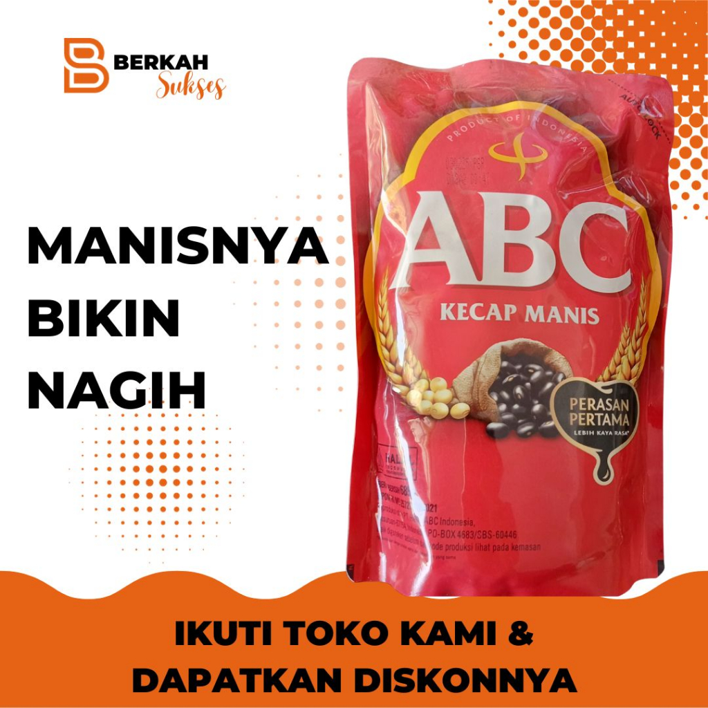 

Kecap Manis ABC 685ml Kemasan Pouch