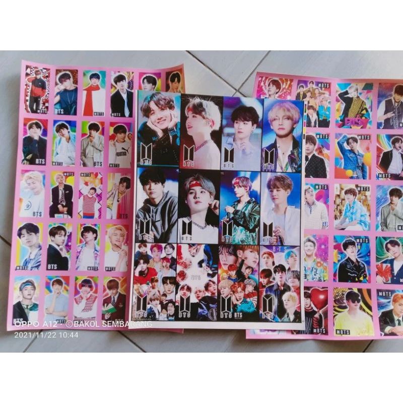 

STIKER BTS isi 30 Pcs (1 lembar)