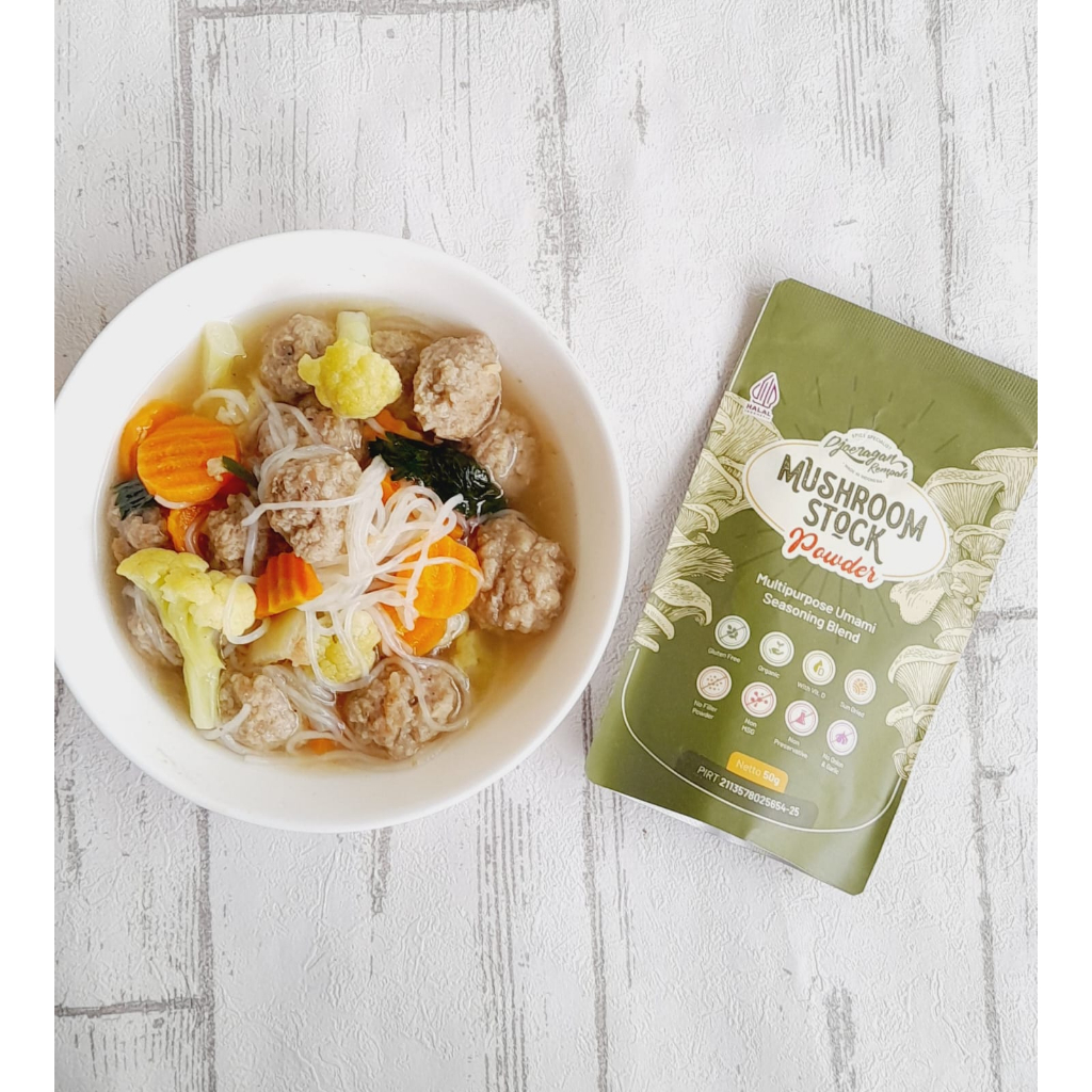 

Kaldu Jamur Organik Djoeragan 50gr