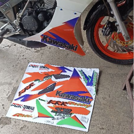 Striping stiker Ninja KRR SE custom