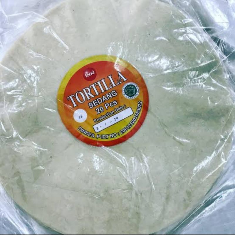 

Tortilla/Kulit Kebab Sedang