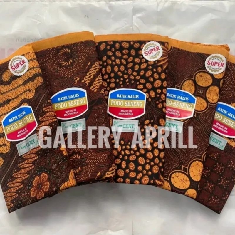 Paket Hemat 5pcs Kain Batik PodoMoro / PodoSeneng / Tape / Cukin / Jarik / Kain Melahirkan / batik p