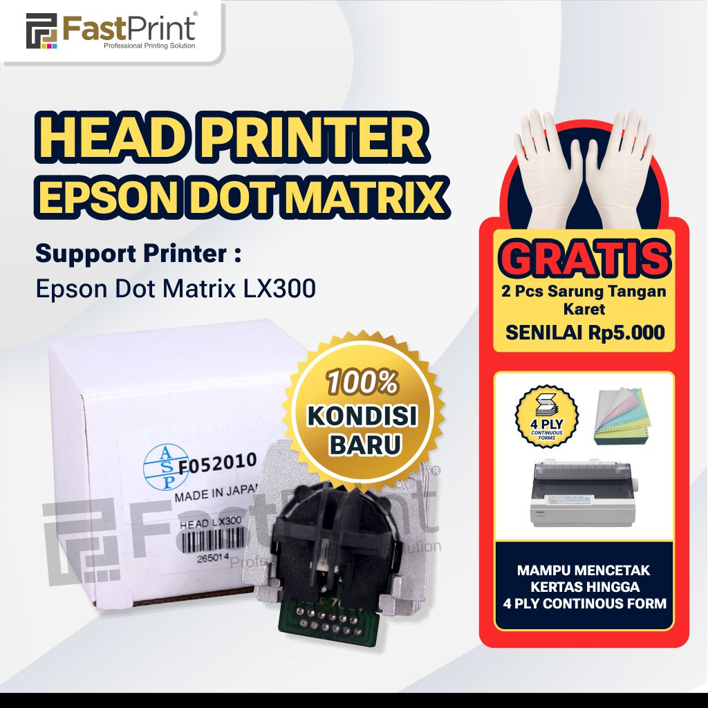 Printhead Dot Matrix LX300 Printer Epson