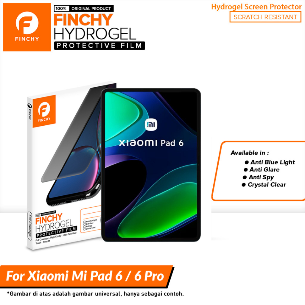 Finchy Anti Gores Xiaomi mi Pad 6 Mi pad 6 pro Hydrogel Premium Screen Protector - Front