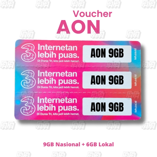 Voucher TRI AON 9GB