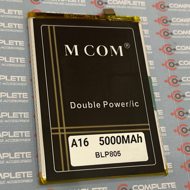 BATERAI OPPO BLP805 / BATT OPPO A16 MCOM DOUBLE POWER 5000MAh