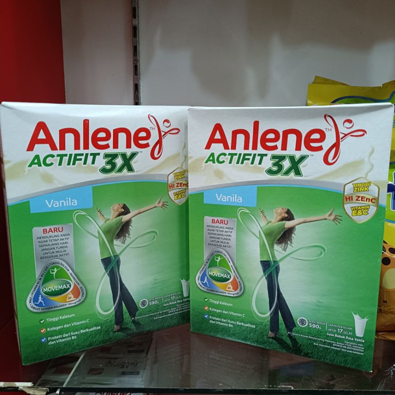 

Anlene Actifit 3X Vanila #590g