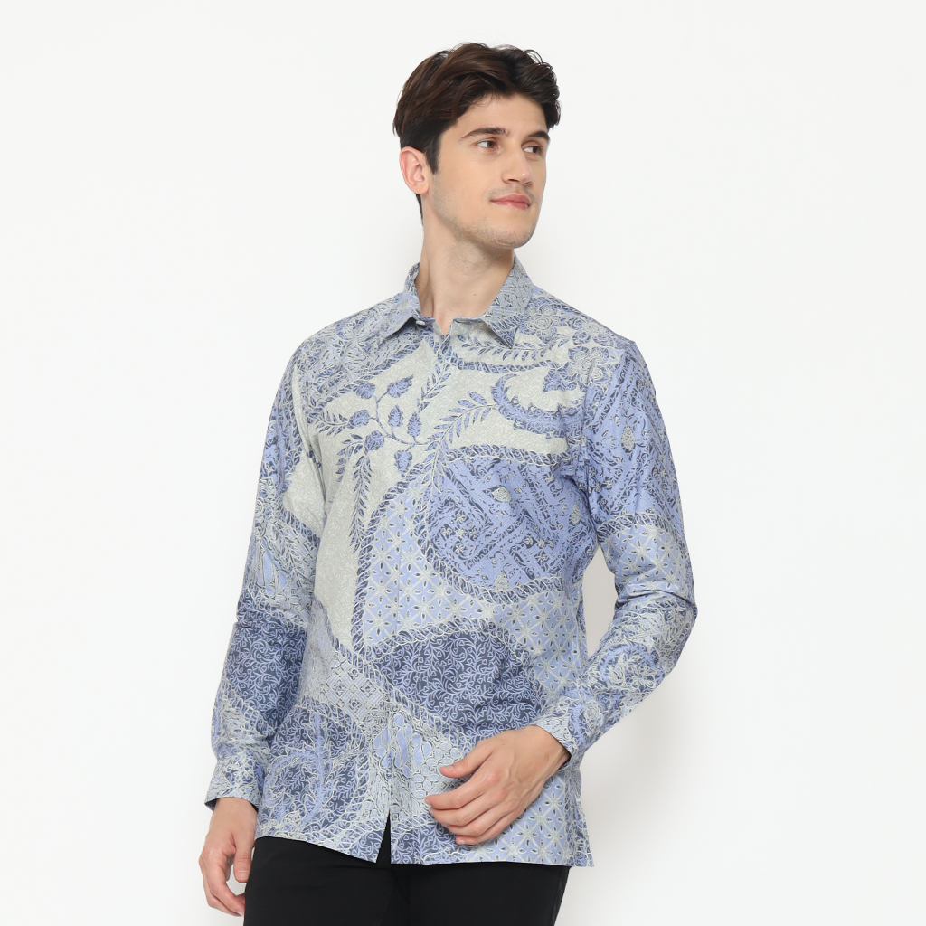 MAGINOT YUDHA Batik Pria Slim Fit Lengan Panjang