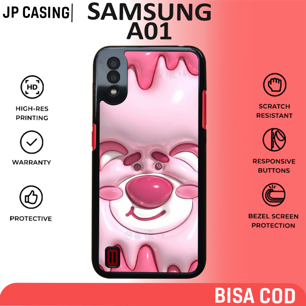Case Samsung A01 Terlaris Cute Bear Hardcase Softcase Glossy Casing Samsung 01 Termurah Terbaru