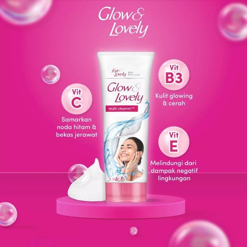 Fair and lovely Facial Foam / Glow and Lovely / Facial wash multivitamin