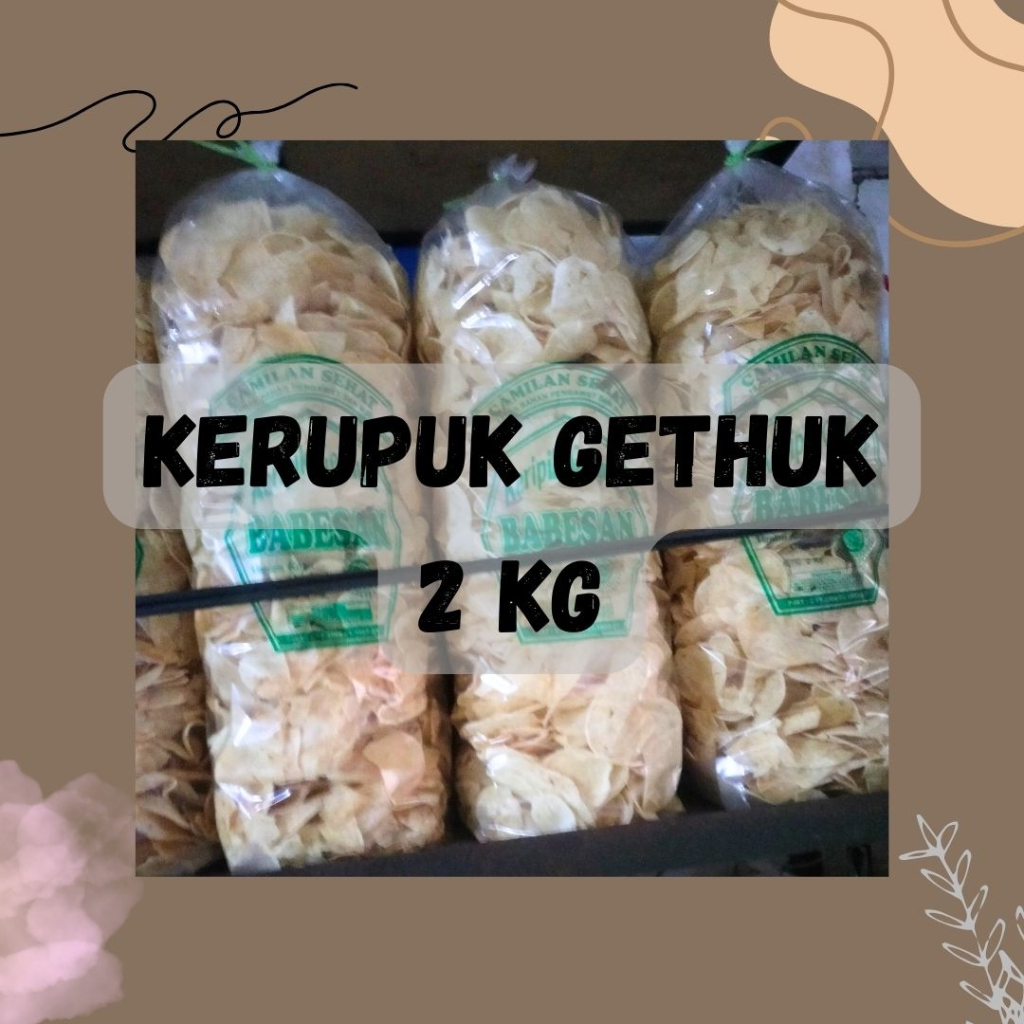 [JAJANNA] Snack Bal Kerupuk Gethuk/ Keripik Getuk/ Snack Bal Keripik Gethuk 2.5 kg/ Snack Kiloan Get