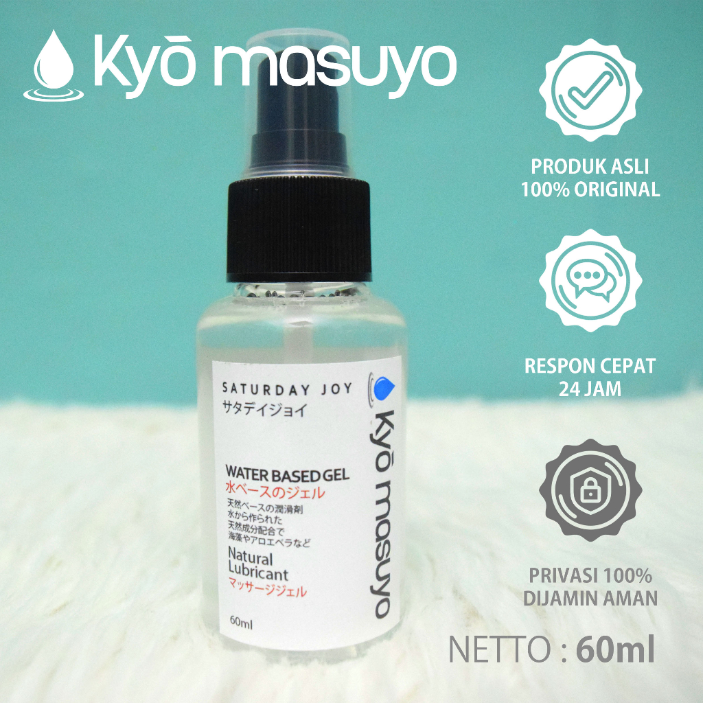 lubricant water based Gel 60ml Kyo Masuyo Water Based - Made Japan