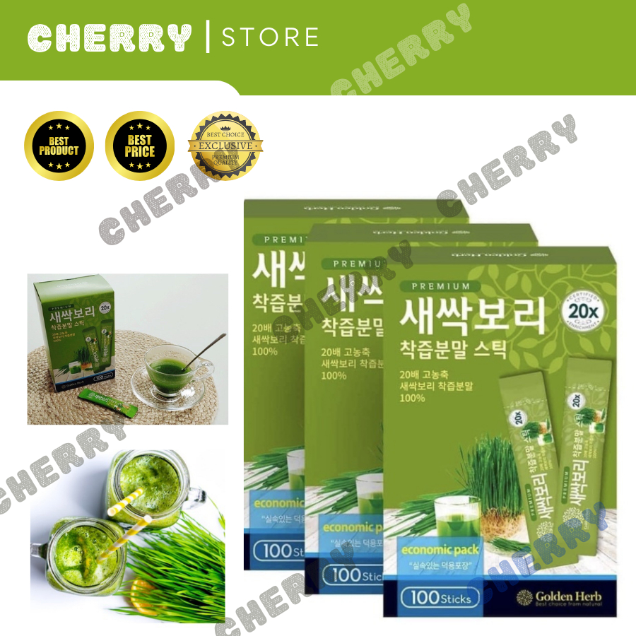 

PREMIUM POWDER Barley Grass Powder Rumput Barley Bubuk Bubuk Barley Organik Korea Membantu Menjaga Bentuk Kulit Memurnikan Tubuh