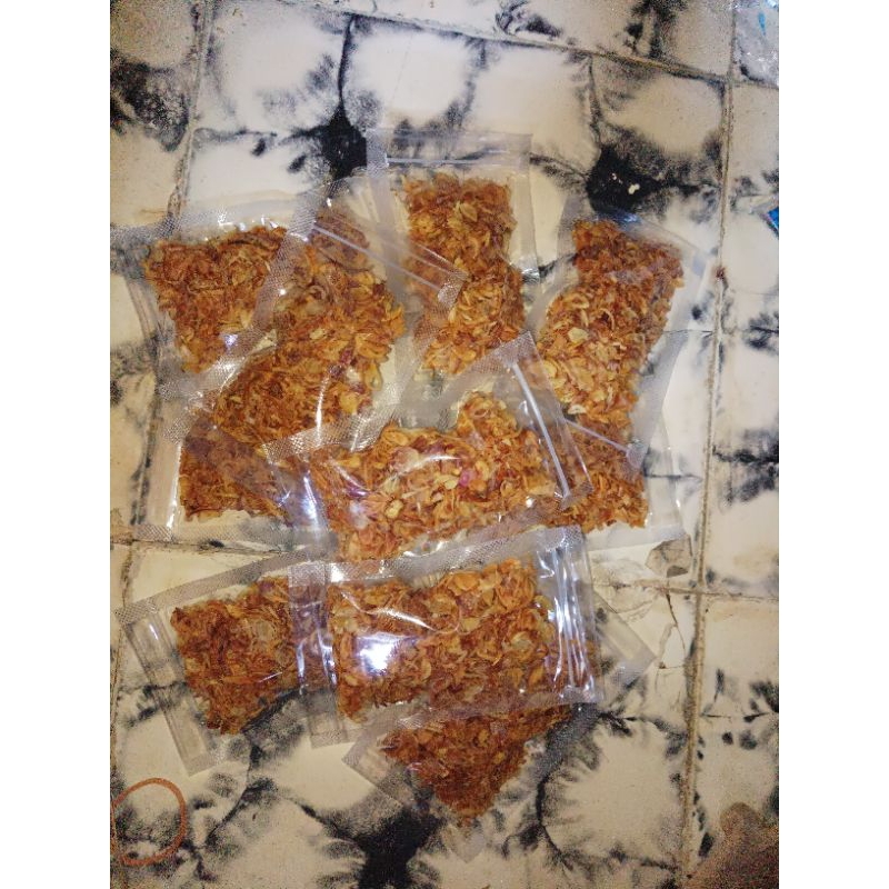

bawang goreng premium original 25gram tanpa tepung