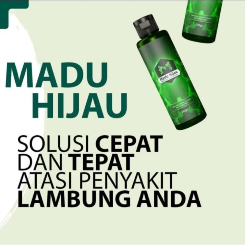 

Madu Hijau mengatasi asam Lambung dan maag (210gram)