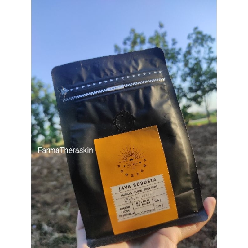 

KOPI JAVA ROBUSTA ,Chocolate Peanut Bitter Sweet 250gr