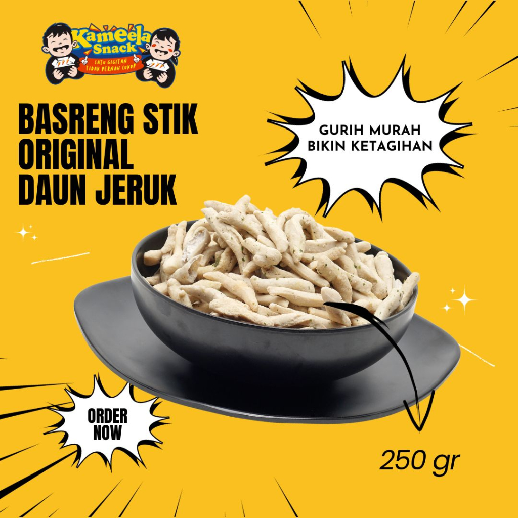 

Basreng Stik ORI Daun Jeruk 250gr