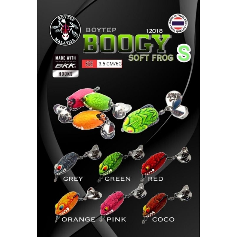 soft frog boytep bogy frog 3.5cm