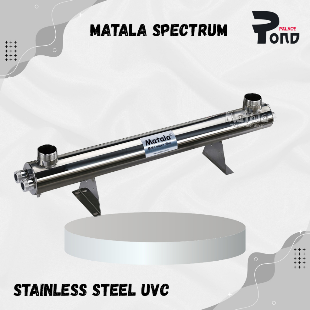 Matala UV Stainless Steel Sterilizer Clarifier 150 Watt Spectrum UVC