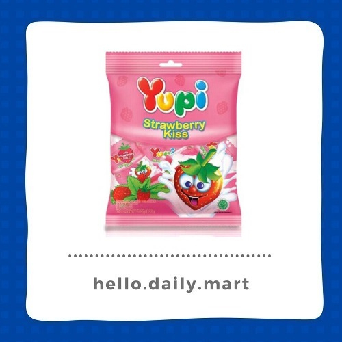 

Permen YUPI Strawberry Kiss 120gr Yupi Sak 120 gram