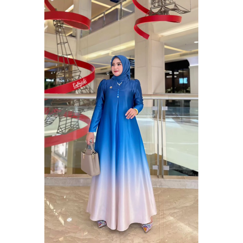 Marinka dress irna gallery//Gamis virall//Dress besteller//Gamis gradasi