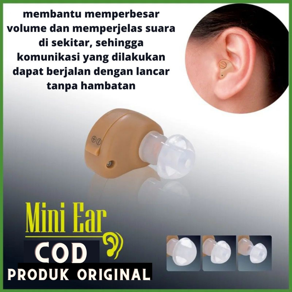 Alat Bantu Dengar In Ear Hearing Aid Alat dengar Telinga Digital Mini