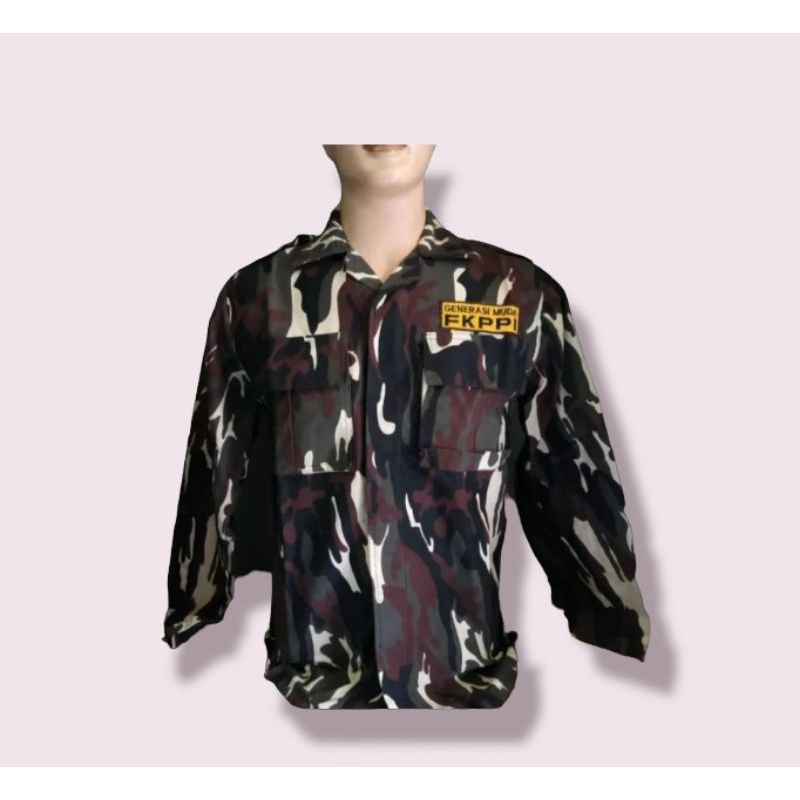 kemeja Loreng GM Fkppi Lengan Panjang