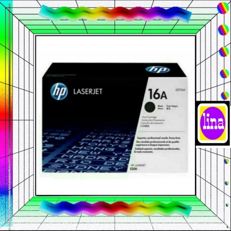 Toner HP 16A for=5200, 5200DTN, 5200L, 5200N, 5200TN original