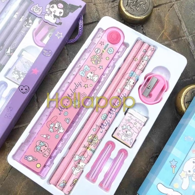 

RB HOP Set stationary Kuromi My Melody Cinnamoroll Pompompurin