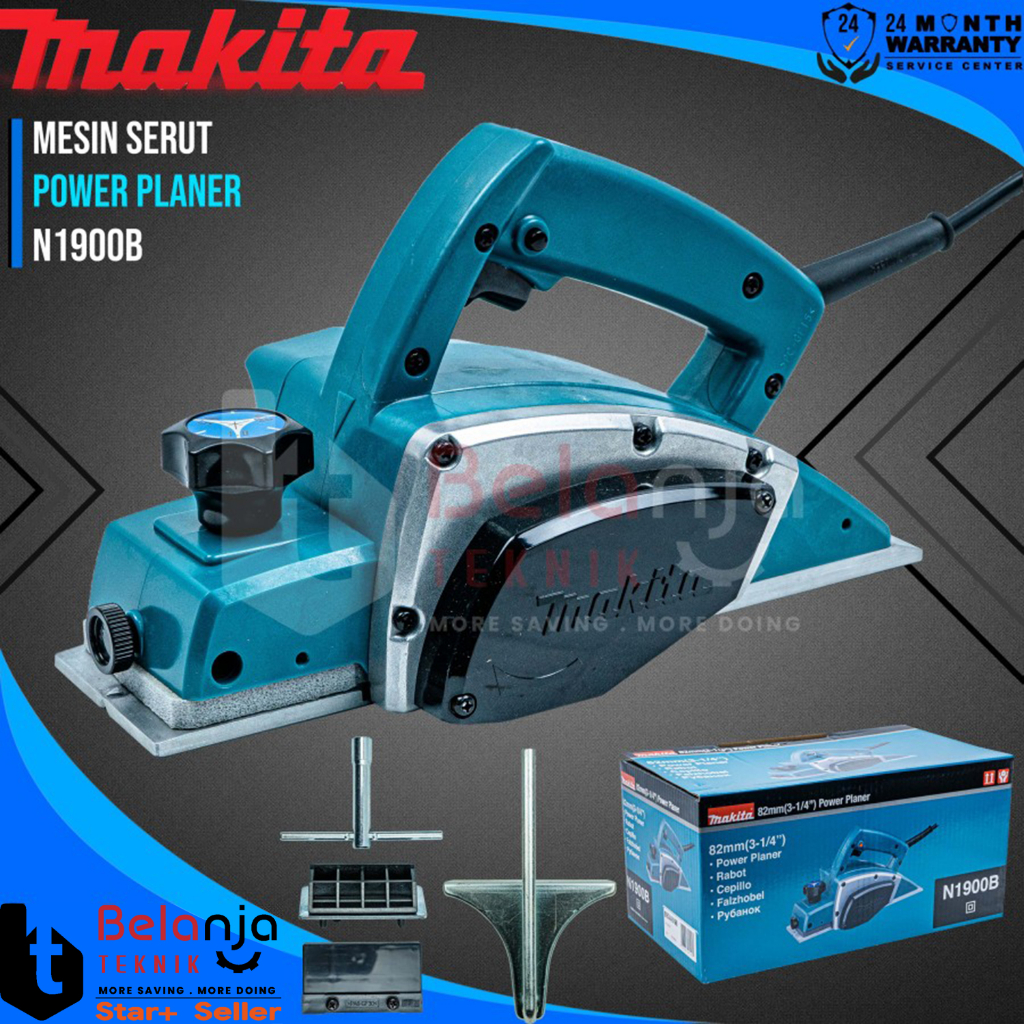 Mesin Serut Kayu MAKITA N1900B Mesin Planner 450 Watt N 1900 B N1900