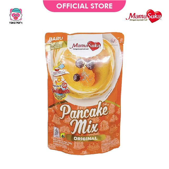 

Mamasuka Pancake Mix Original 190g Tepung Premix Kue Instan