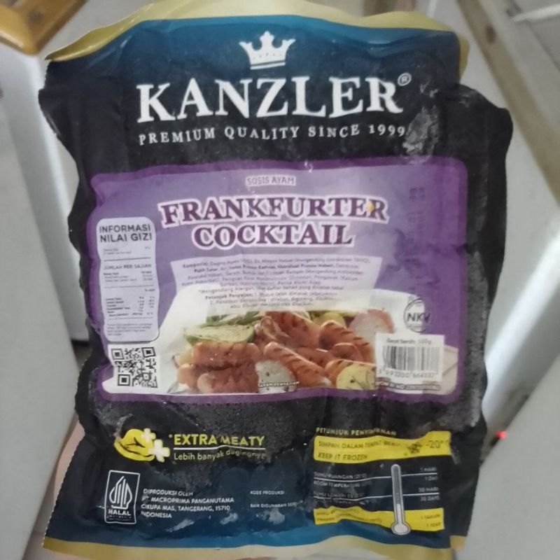 

Kanzler Frankfurter cocktail 500g