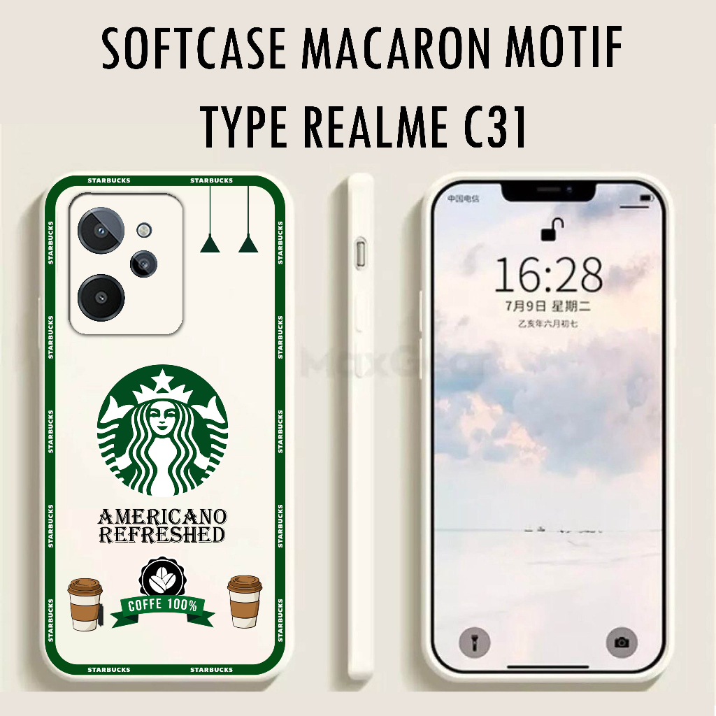 [UV12] Case HP REALME C31 | Case Macaron REALME | Case REALME | Case Handphone | Casing Handphone | 